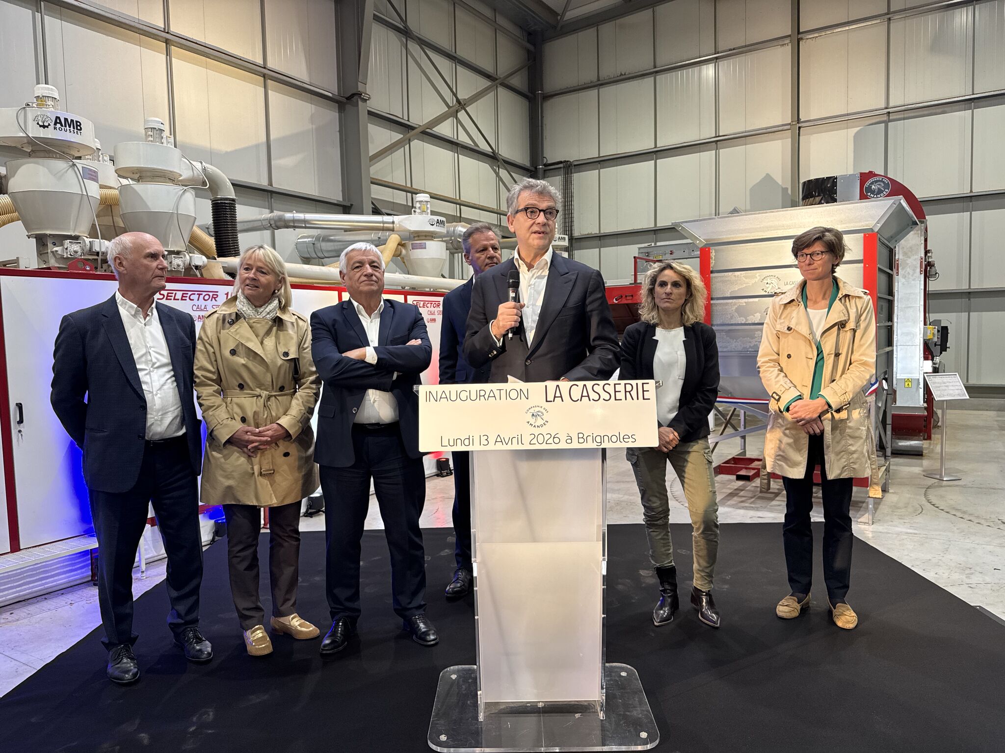 La Compagnie des Amandes inaugure sa casserie et relance la filière de l’amande française